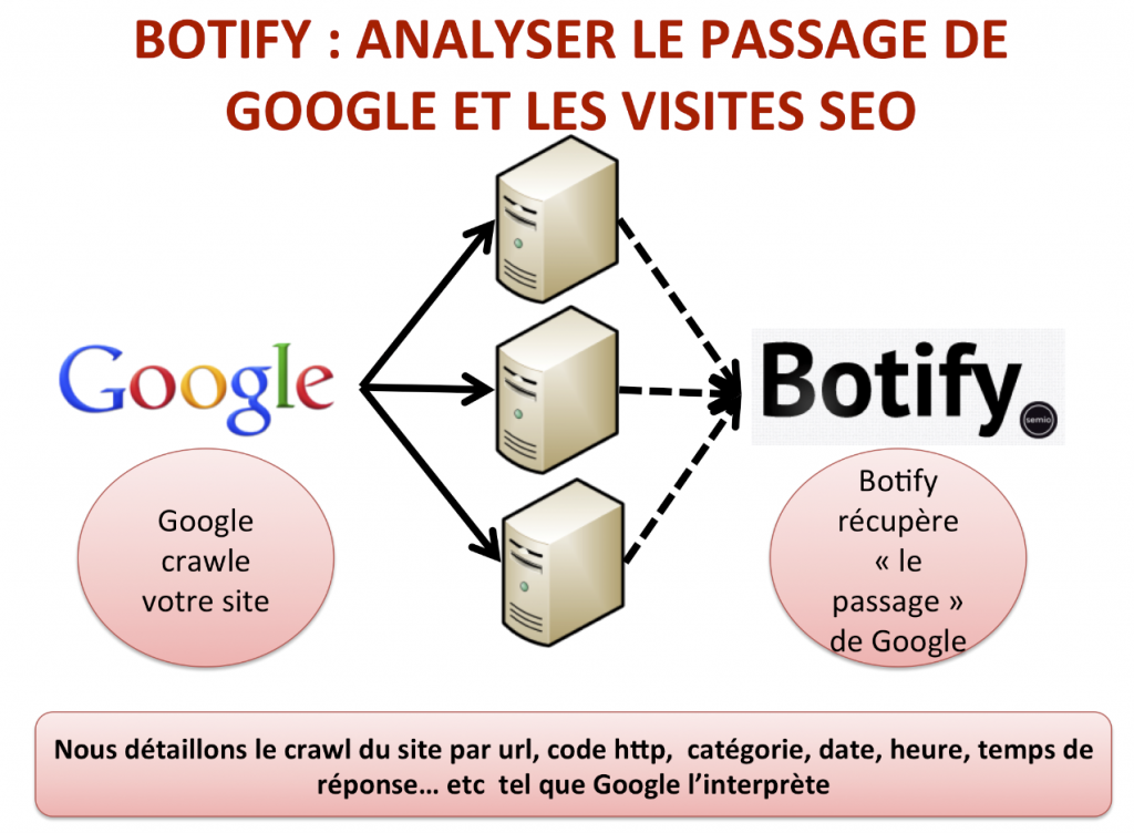 Analyse du passage de Google par Botify
