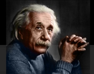 L'autorité avec Albert Einstein