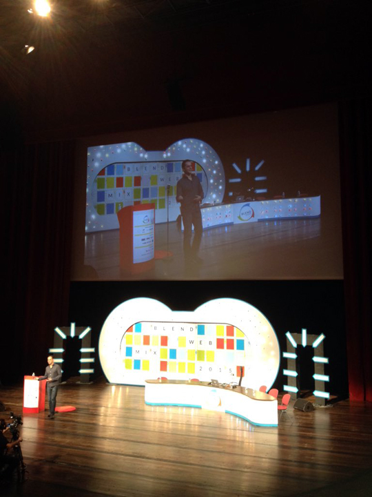 Laurent Bourrelly au BlendWebMix 2015 à Lyon